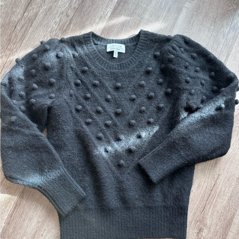 & Other Stories wool blend bobble sweater